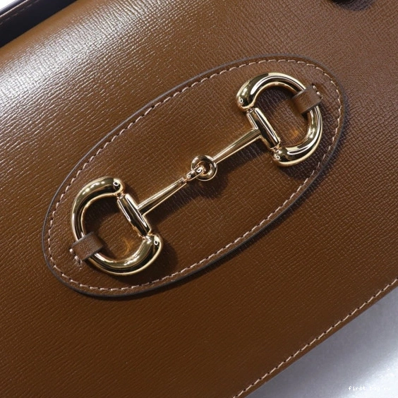 First bag ru bag small 1955 handle Horsebit GUCCI top 0731